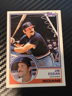 1983 Topps Traded - Jim Essian #30T 1 Star Back Cleveland Indians 