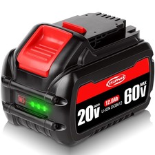 12Ah DCB609-2 For DEWALT FLEXVOLT 20V/60V MAX Lithium-ion Battery DCB609 DCB606