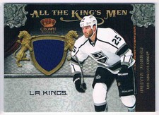 2011-12 PANINI CROWN ROYALE ALL THE KING'S MEN DUSTIN PENNER JERSEY 1 COLOR LOS