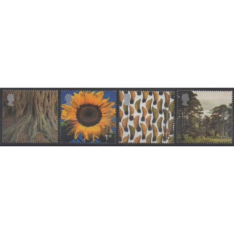 Grande-Bretagne - 2000 - No 2191/2194 - Arbres - Photo 1/1