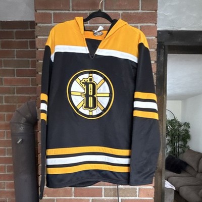 BASS NECTAR  ATS Black Yellow White NHL Hockey Hoodie Size XL
