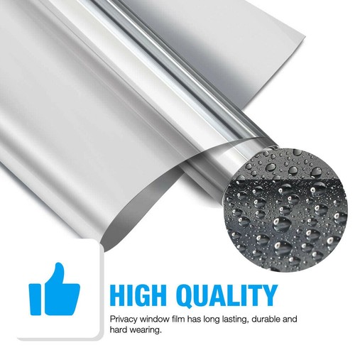 Glass Film Parts Replacement Scraper Uncut Roll Mirror Silver 300*50cm - Picture 5 of 11
