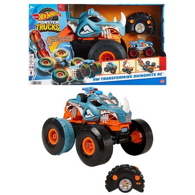 Hot Wheels Monster Truck RC Fahrzeug 1:12 Rhinomite Mega Transforma