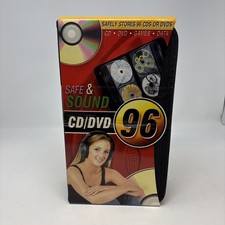 Sentry CD DVD Wallet 96 CD Holder Storage Zippered Black NEW