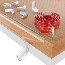 Clear Corner Protectors,Corner Protector Baby Proofing 32.8ft10M with 4 Corne...