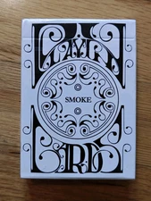 Smoke & Mirror (Smoke-White) Playing Cards by Dan & Dave!