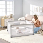 Regalo 51"x51" Soft Sided Playpen for Babies and Toddlers, Indoor Play Yard w...