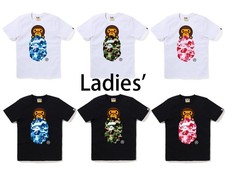 A BATHNIG APE Ladies' ABC CAMO MILO ON APE HEAD TEE 2M30210012