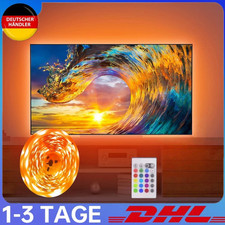 4.36m LED Band Backlight TV Hintergrund-Beleuchtung USB LichtStripe Streifen RGB