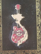 Hard Rock Cafe Guitar Map Pin. New On Card.