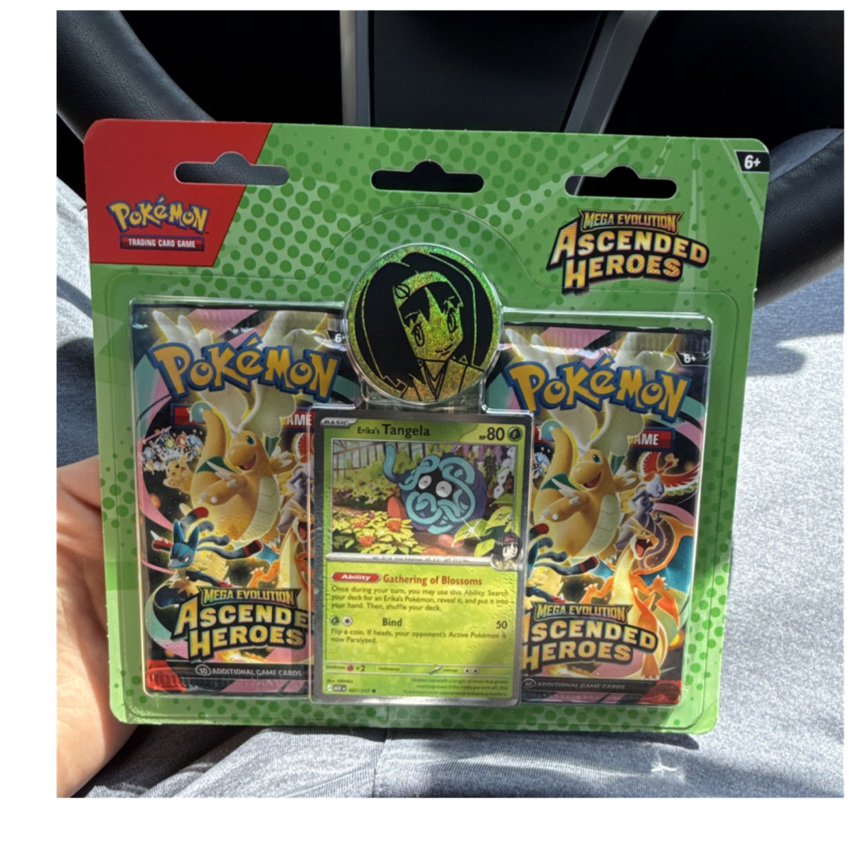 Pokémon Mega Evolution Ascended Heroes Kit Erika's Tangela Promo +