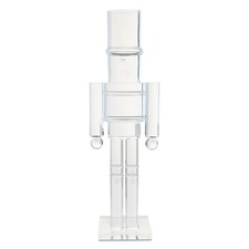 Decorative Nutcracker, Clear, 14", by Holiday Time