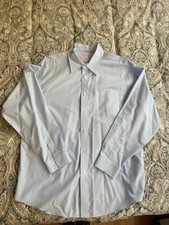 Brooks Brothers Madison Fit Non-Iron Stretch Cotton Blue White Checkered Shirt