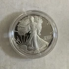 1987-S American Eagle Silver Proof Coin 31.072G, 99.9% Silver OGP & COA