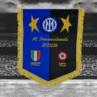 FC Internazionale Campione D'Italia & Coppa Italia Pennant Size 38 cm x 32 cm