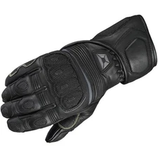 Cortech Scarab 22 Leather/Textile Motorcycle Gloves | Black