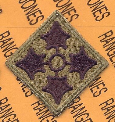 US ARMY 4th INFANTRY DIVISION "IVY" Foreign Made SSI c/e patch