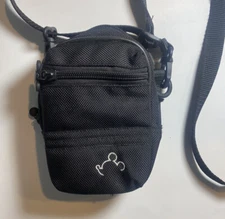 Disney Mickey Mouse Camera Case Carrier Bag Black- Adjustable Strap 