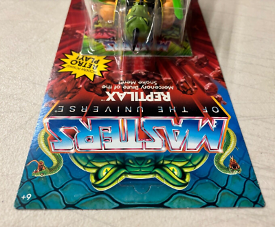 Figurine Mattel MOTU Origins Reptilax – Masters Of The Universe, Snake Men, Neuve Sous Blister