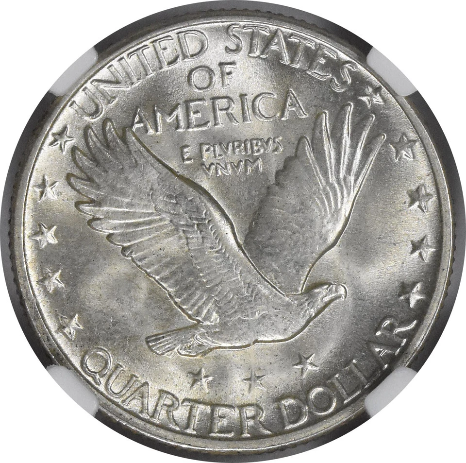 1930 Standing Liberty Silver Quarter MS65FH NGC - Image 4 of 4