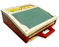 Vintage Fisher Price 1972 ABC 176 School Days Desk Activity Card Letters Tray