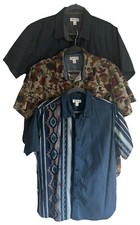 3 SUN  STONE MEN'S SHORT SLEEVED SHIRTS SIZE L