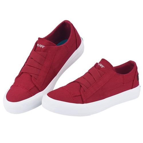 Jenn Ardor Damen Canvas Slipper Turnschuhe niedrig oben Freizeit Wanderschuhe für Tennis - Bild 82 von 83