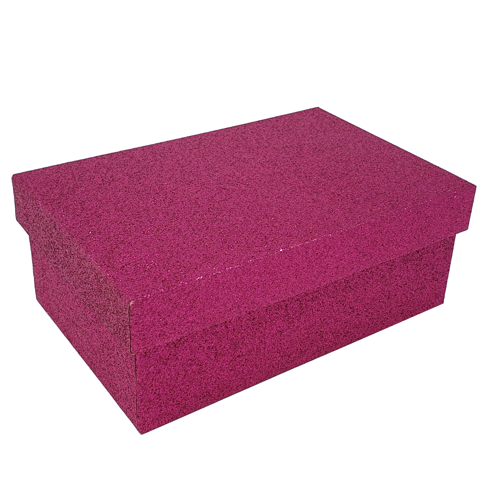 Rectangular Sparkly Glitter Rigid Stacking Gift Boxes for Birthday, Wedding