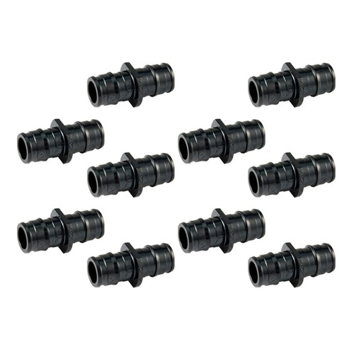 EFIELD 10PCS Poly Pex-A Expansion Fittings 1" X 1"  Straight Coupling, Lead Free