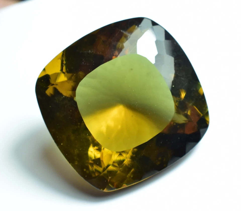 Piedra preciosa natural DIASPORE 45,00 quilates cambio de color corte cojín rara encontrada CERTIFICADA Foto 3 de 4