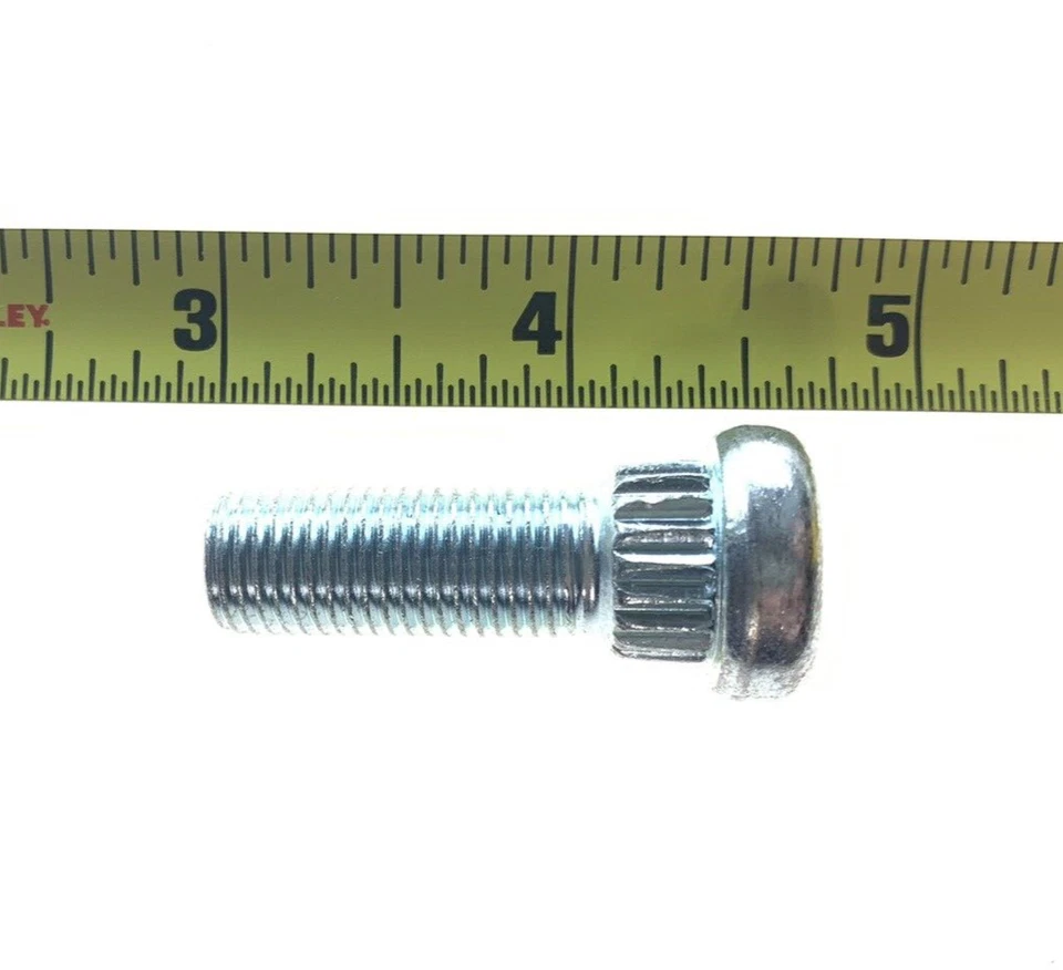 Taco de perno de rueda Chrysler 7/16"-20 1,38"-1,41" taco .556-.556" acero moleteado 6 piezas 320 Foto 3 de 4