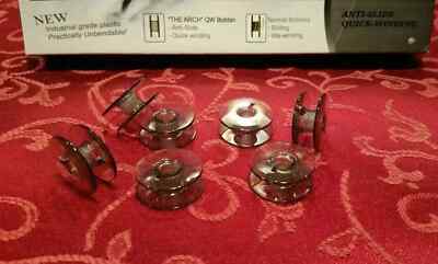 20 Bobbins Bernina Artista 180,185,640, 560, 580, 730E ''Quick Wind '' Steel Like
