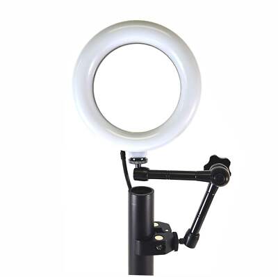 ALLCAST 6'' Ring Light with Adjustable Arm Pole Clamp