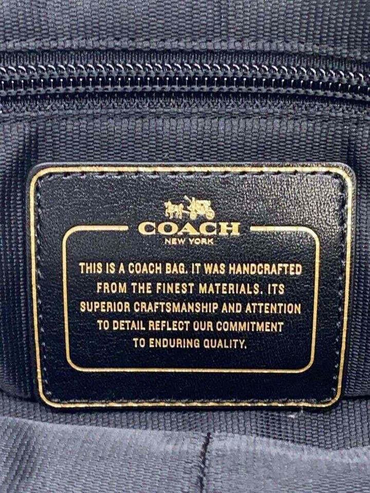 COACH Tote Bag Leather GLD Total Pattern 33744 eBay