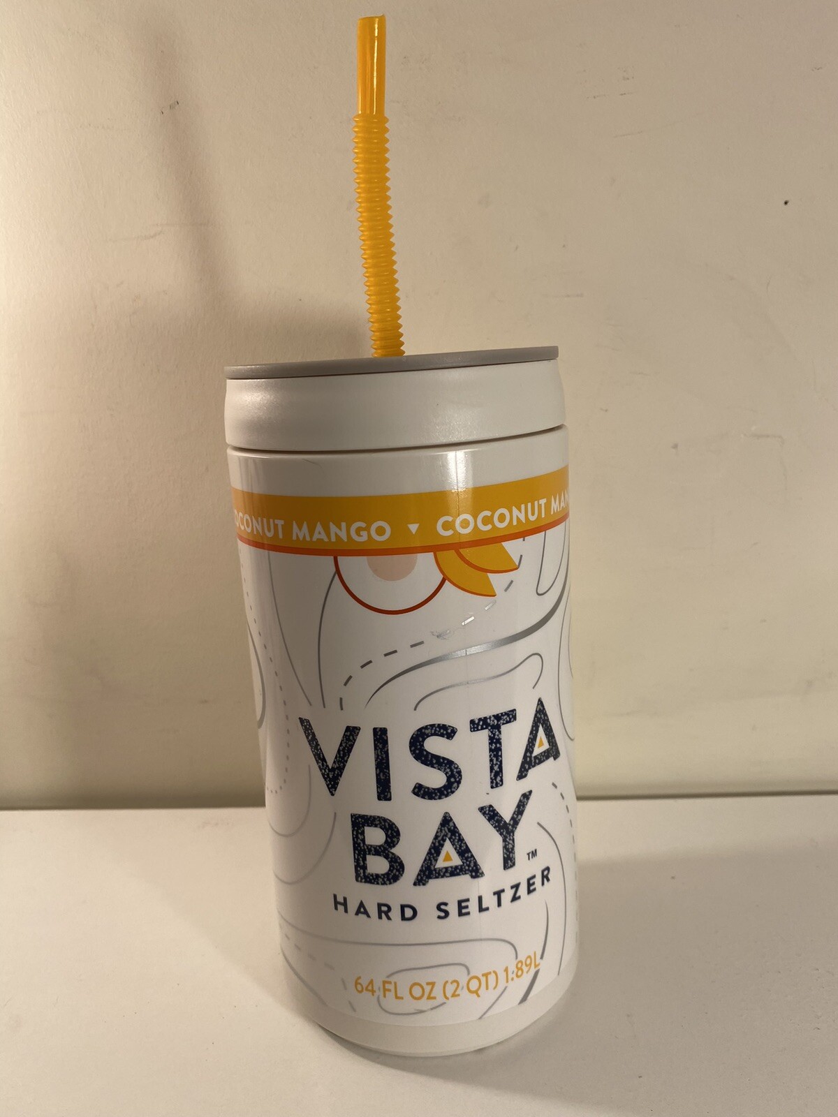 Vista Bay Hard Seltzer 64oz Advertising Thermos / Bottle New eBay