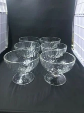 Set of 6 Swirl Optic Desert/Ice Cream/Fruit