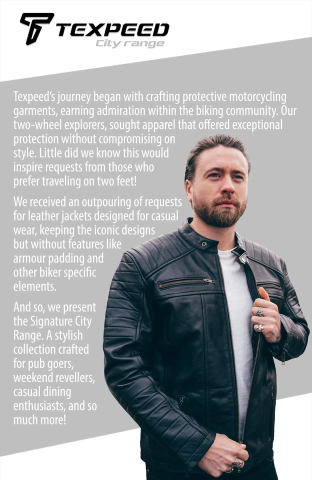 Mens Leather Casual Biker Jacket Coat Soft Motorcycle Genuine Biker Style Fit - Image 3 of 4