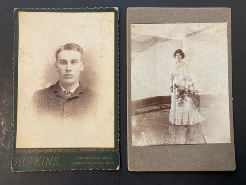 Sixteen (16) FANTASTIC CABINET CARD & OTHER ANTIQUE PHOTOGRAPHS c.1890s - Picture 8 of 17