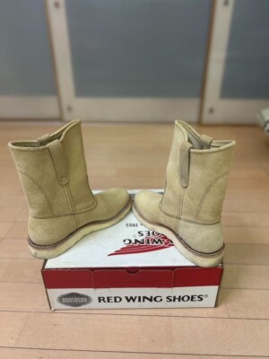REDWING 8168 Suede US5D Pecos Boots Beige Men's Boots Used