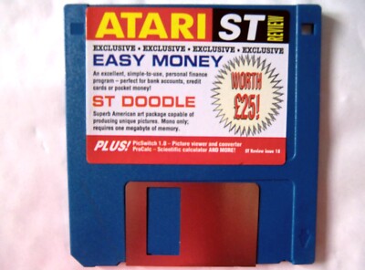 62108 Ausgabe 18 Atari ST Review - Easy Money / ST Doodle - Atari ST () 