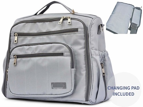 BOLSO DE PAÑALES MAMÁ, MOCHILA, BOLSO BANDOLERA PARA PAPÁ Y MAMÁ - Imagen 2 de 12