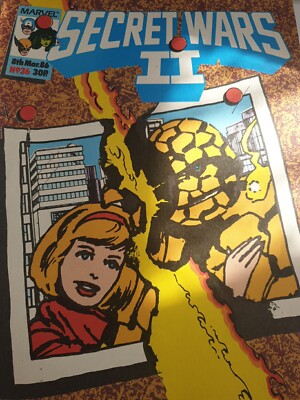 MARVEL SUPER HEROES SECRET WARS 2 #36 KEY RARE UK Comic VFN/NM WEEKLY BRITISH
