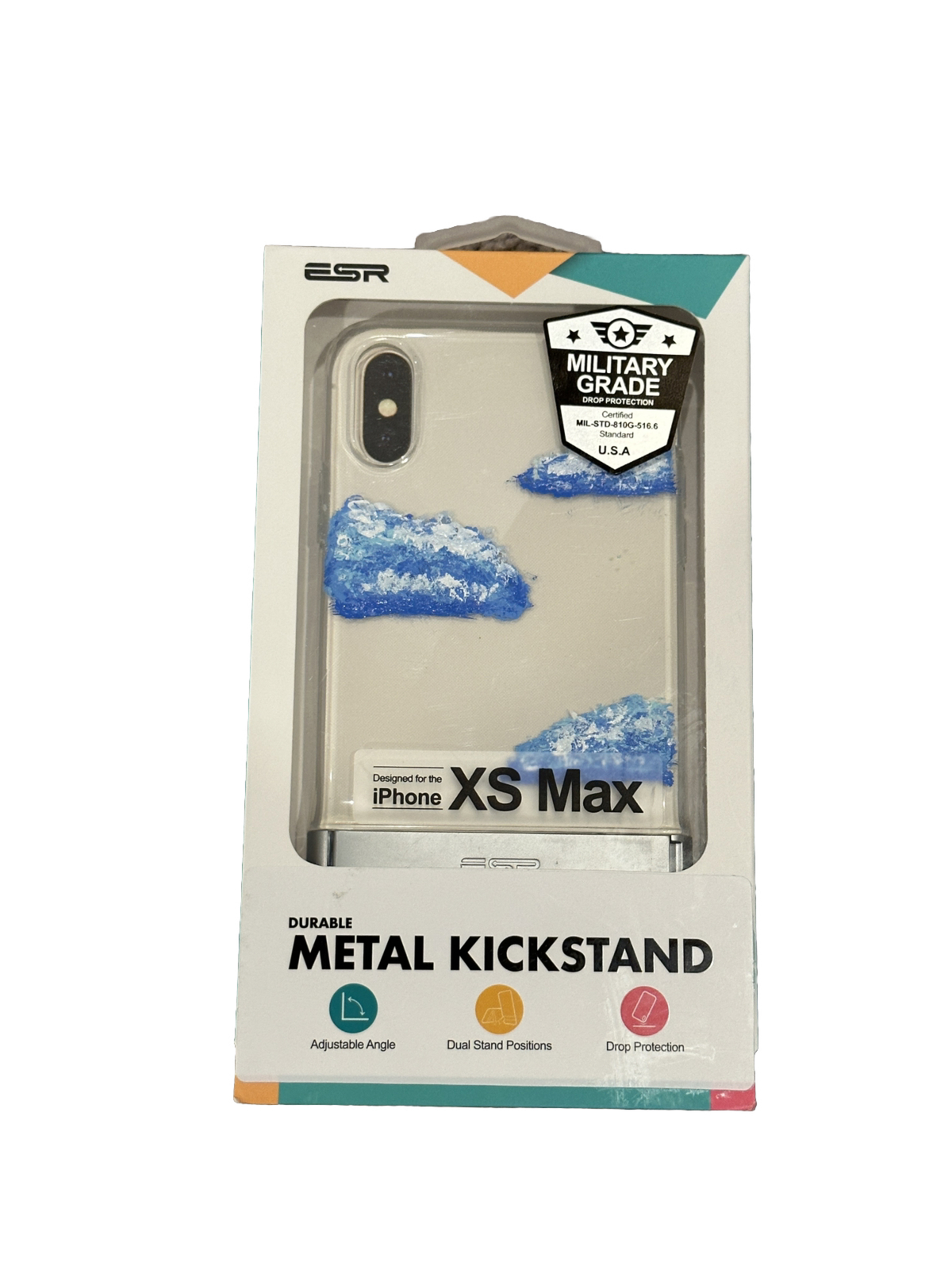 iPhone Tpu Bumper phone case metal kickstand For XS MAX