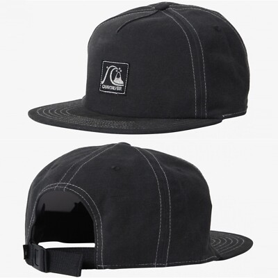 Quiksilver Original Strapback Baseball Cap Herren Mütze Anthrazit Schwarz One Size
