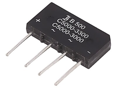 B500C5000A Brückengleichrichter: einphasig : 1kV If: 5A Ifsm: 150A DIOTEC S