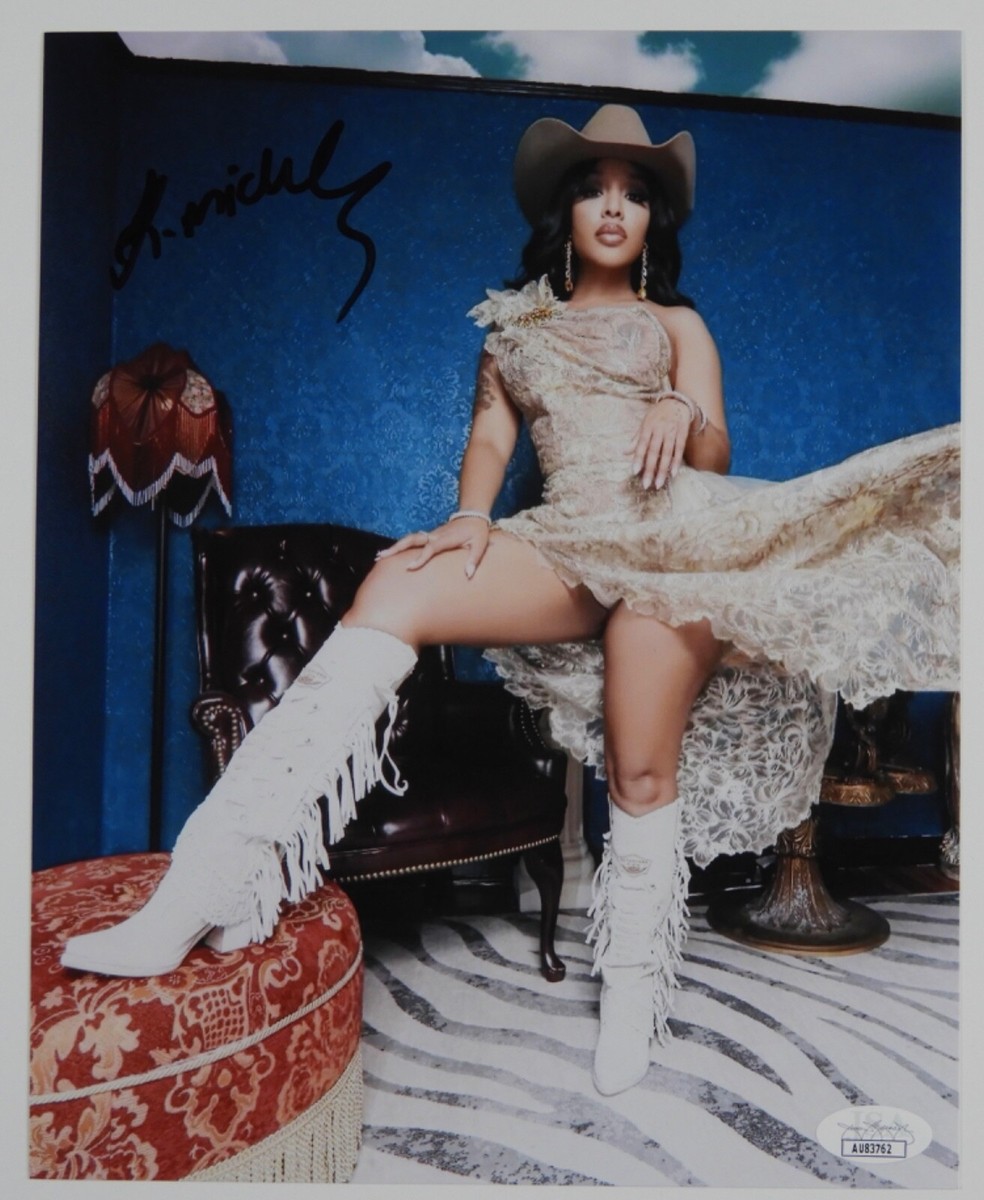 K Michelle Puddin JSA Signed Autograph 8 x 10 Photo Country R & B
