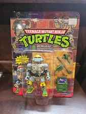 Teenage Mutant Ninja Turtles 1989 Metalhead Unpunched Playmates Nice Bubble TMNT