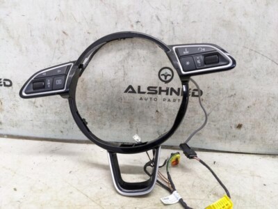 15-18 Audi Q3 Steering Wheel Multifunction Control Switch w/ Bezel 4L0-419-689A