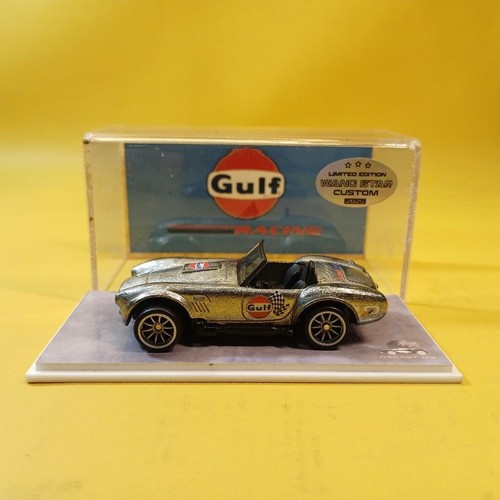 Hot Wheels SHELBY COBRA 427 S/C Zamac GULF (WANGSTAR CUSTOM) Limited REAL RIDERS