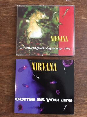 Nirvana CD Singles. Come As You Are. 1991. All Apologies. 1993. Indie, Grunge